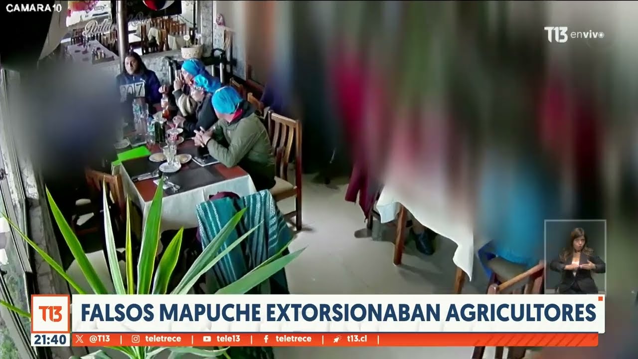 Falsos mapuche extorsionaban a agricultores