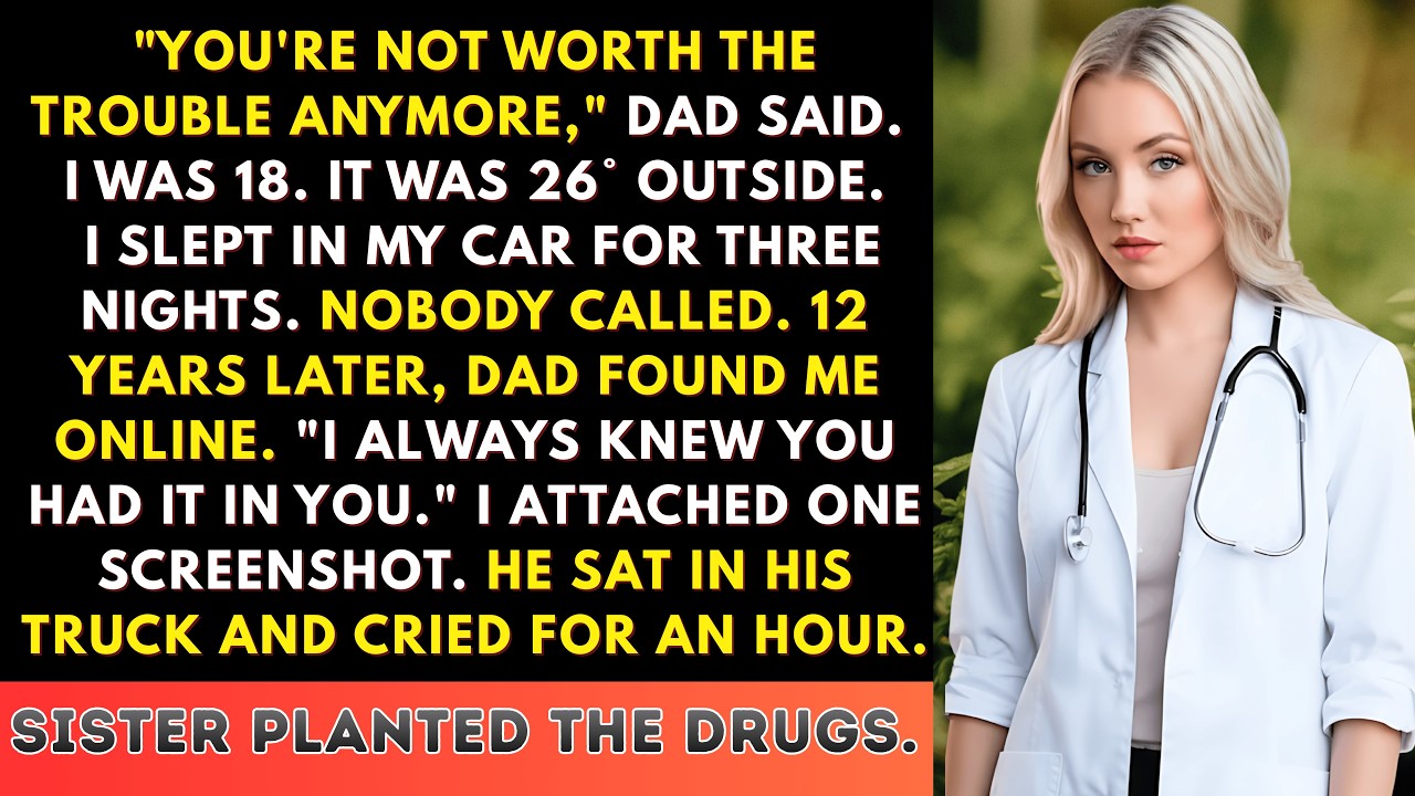 My Sister Planted Drugs in My Room. Dad Threw Me Out. I Sent Proof 12 Years Later..