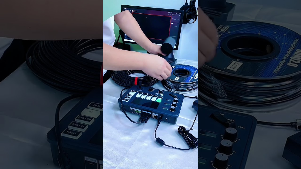 How to connect PTZ camera to the joystick controller and do the live streaming quickly ?