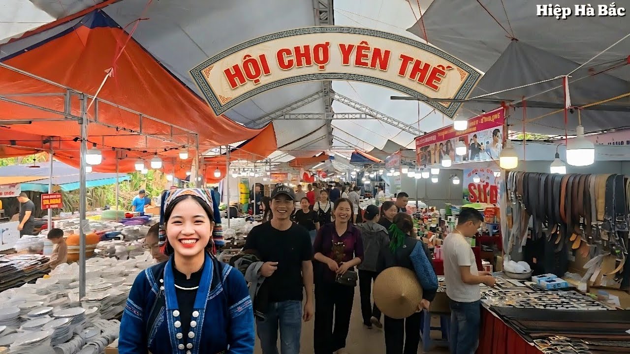 Hội Chợ Yên Thế 16.3.2026, rất lớn, hàng trăm gian hàng lớn về phục vụ Lễ Hội 