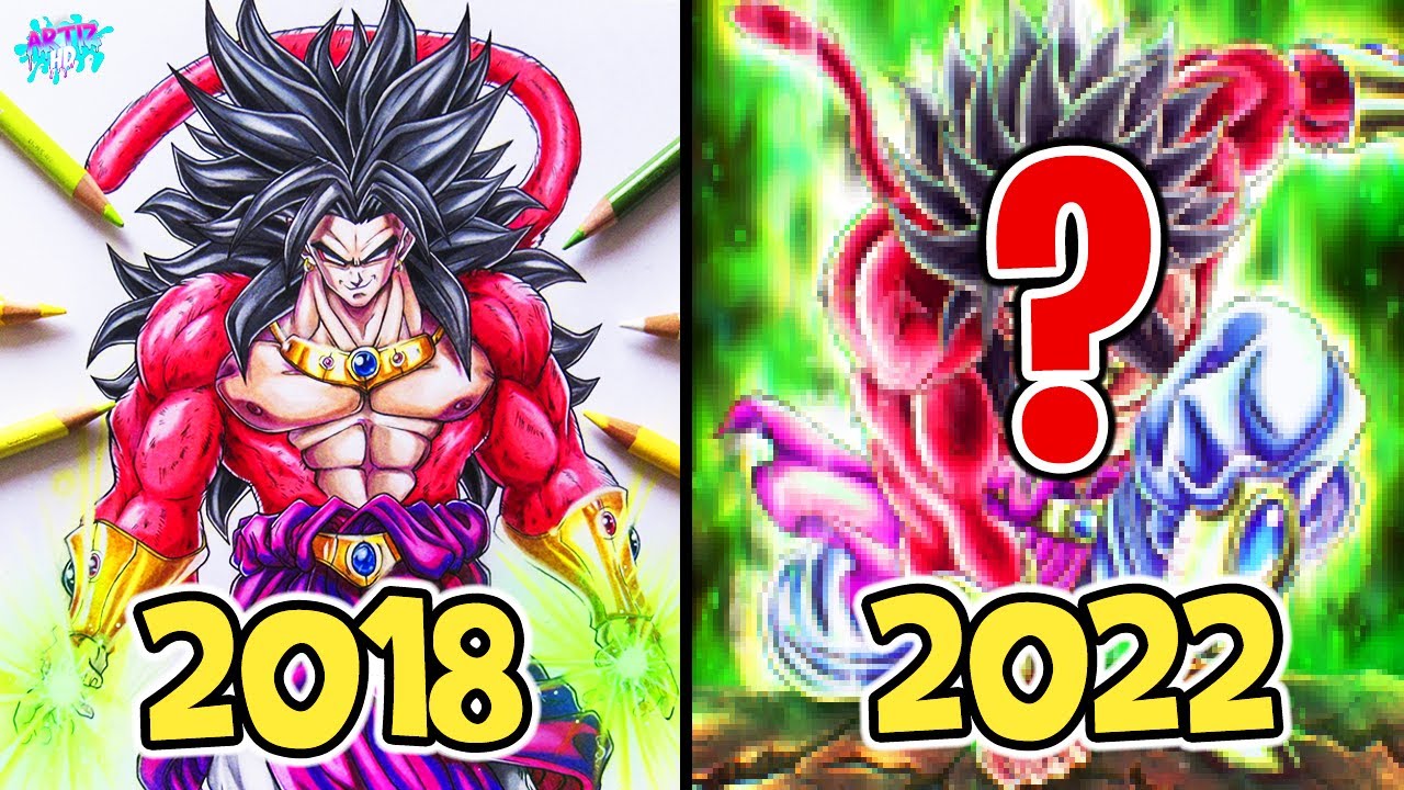REHACIENDO EL MEJOR DIBUJO DEL CANAL! 😱 | BROLY SSJ4 | ArtiZ HD
