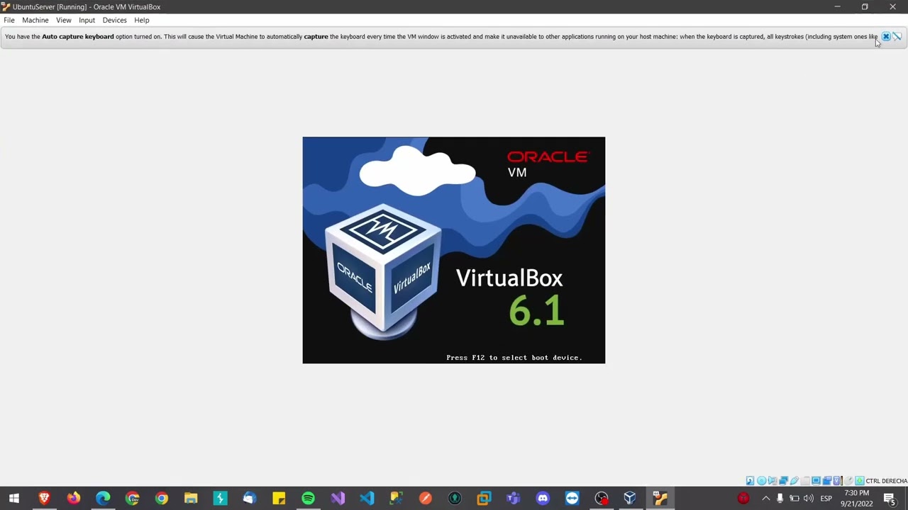Instalacion de ubuntuserver