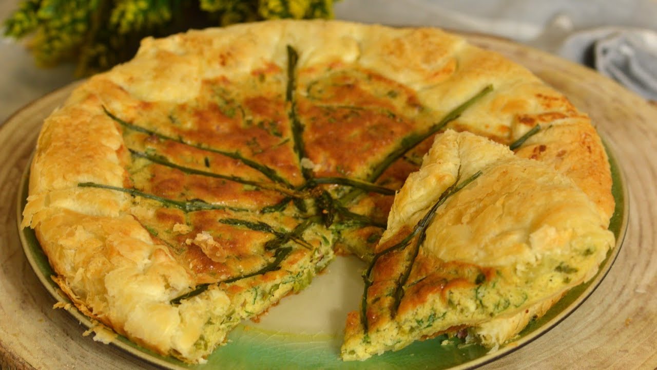Torta rustica di Asparagi selvatici