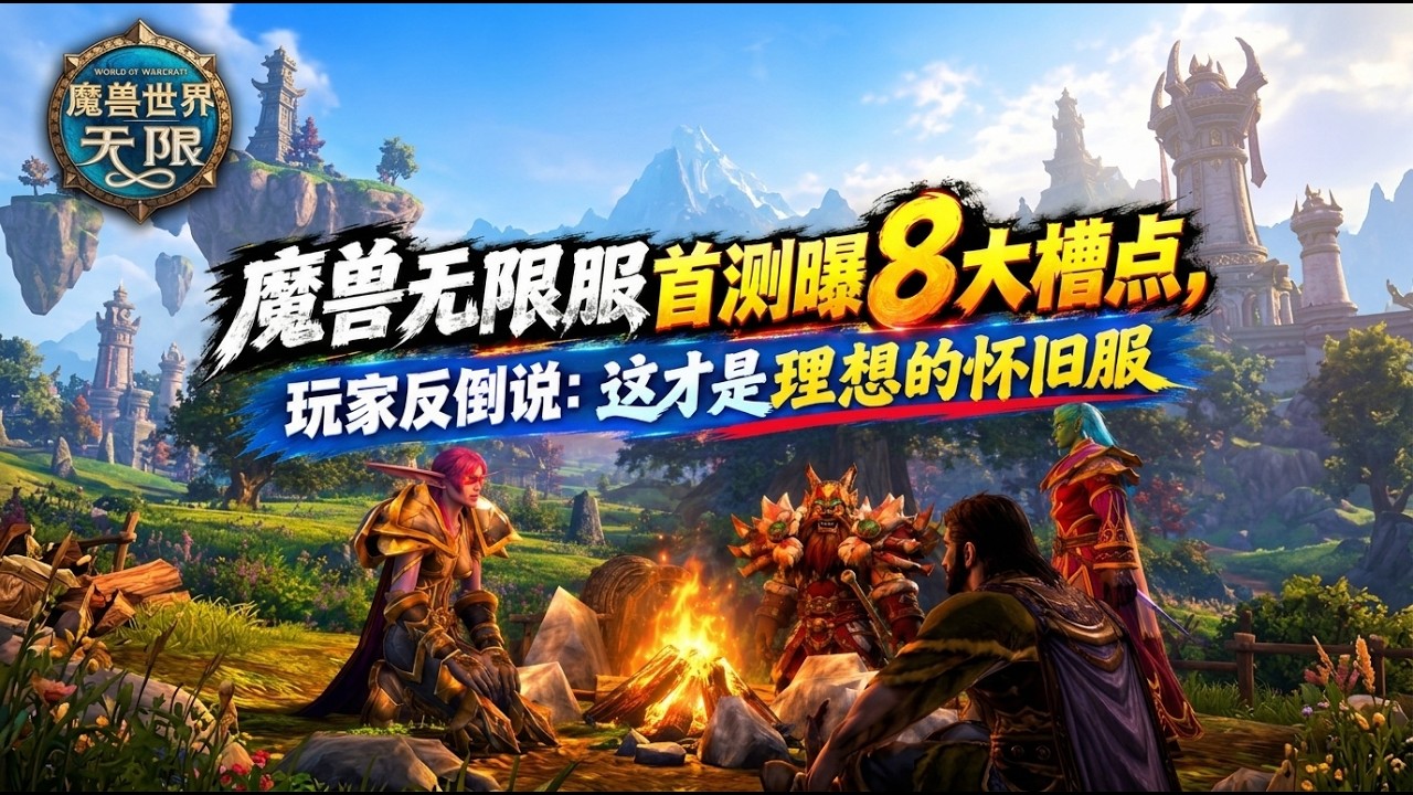 魔兽无限服首测曝8大槽点，玩家反倒说：这才是理想的怀旧服