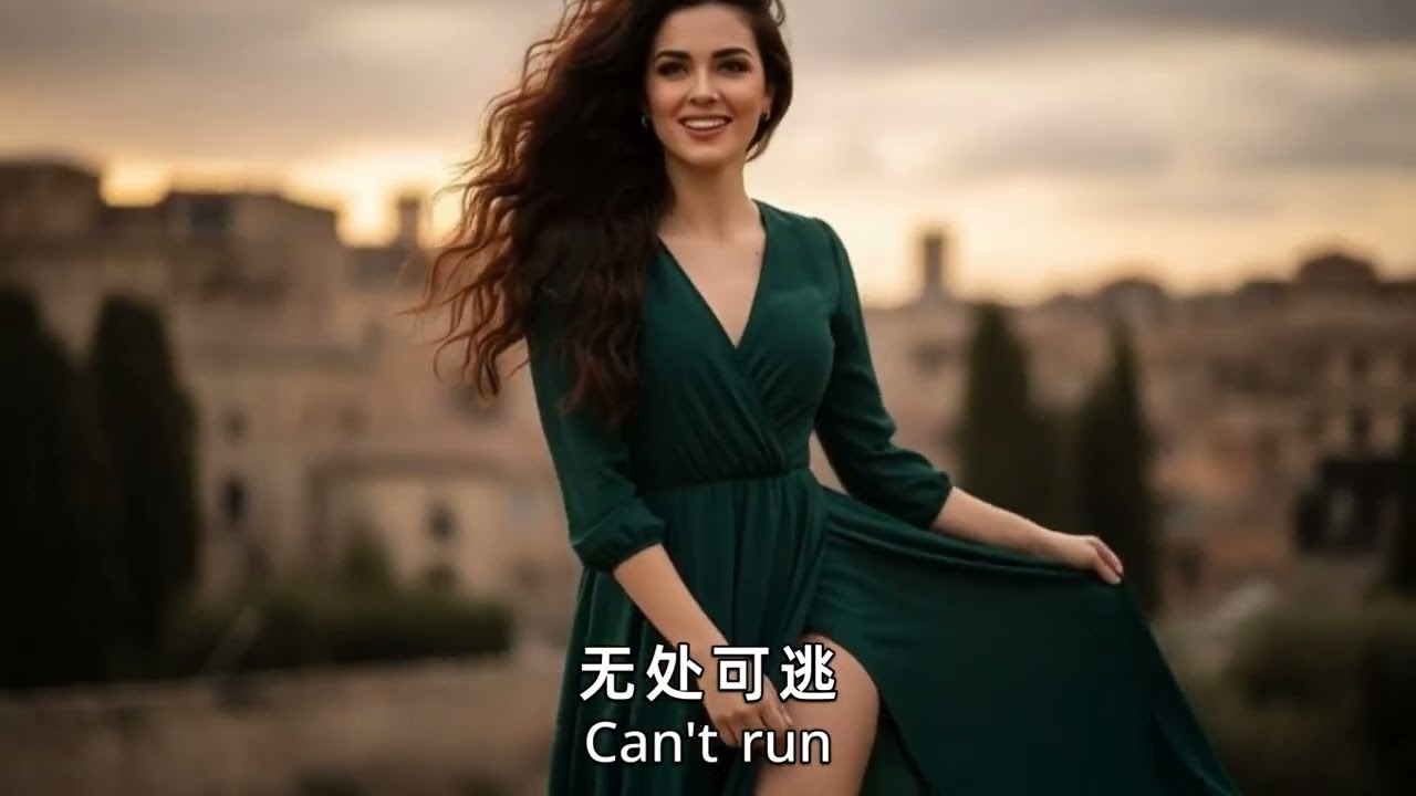 “Out of the blue, love hit me”   Lyrics compose video   by Hua Zeng