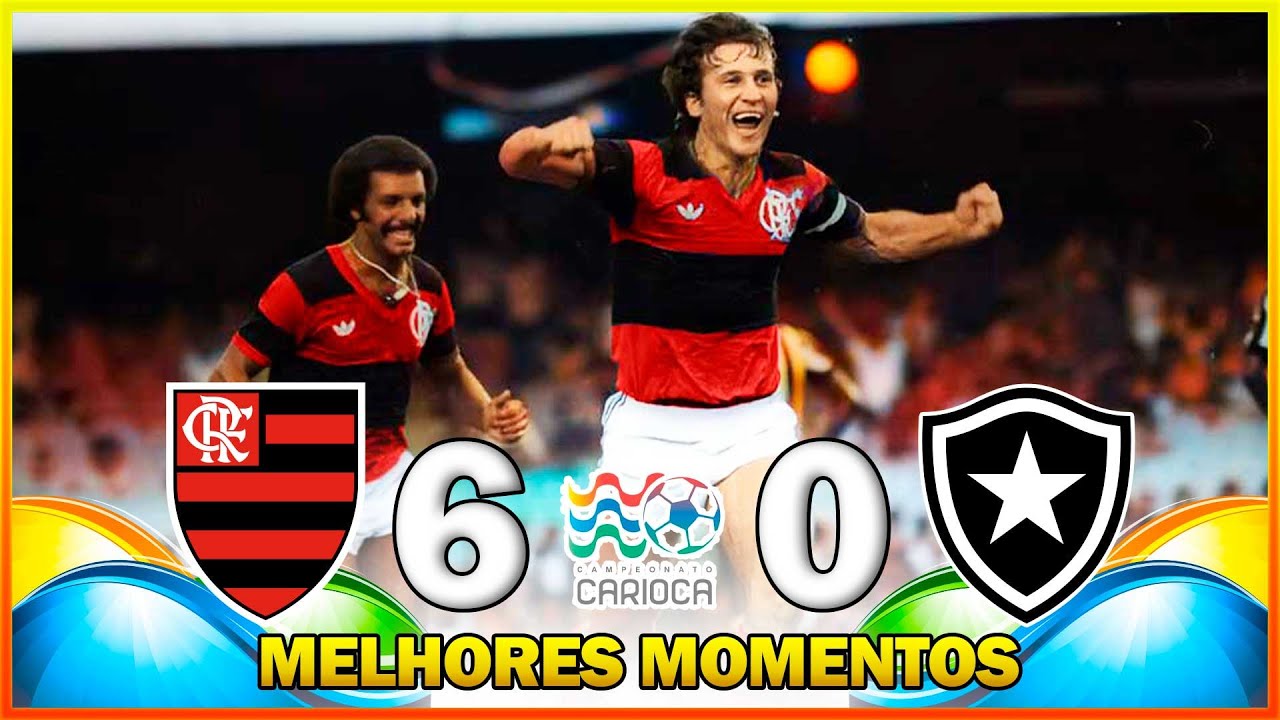 FLAMENGO 6 x 0 BOTAFOGO ● CAMPEONATO CARIOCA 1981 ● 3º TURNO ● 7ª RODADA ● O JOGO DA VINGANÇA