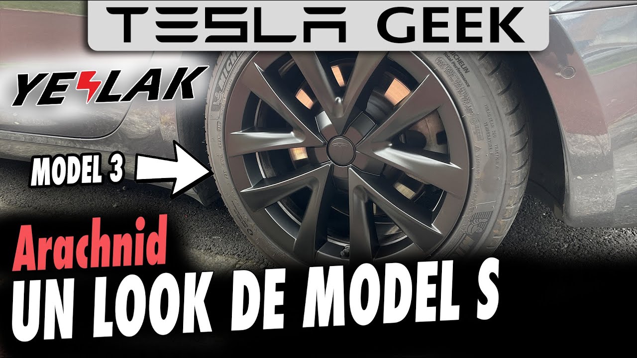 Un LOOK de Model S Arachnid : jantes ou enjoliveurs ?