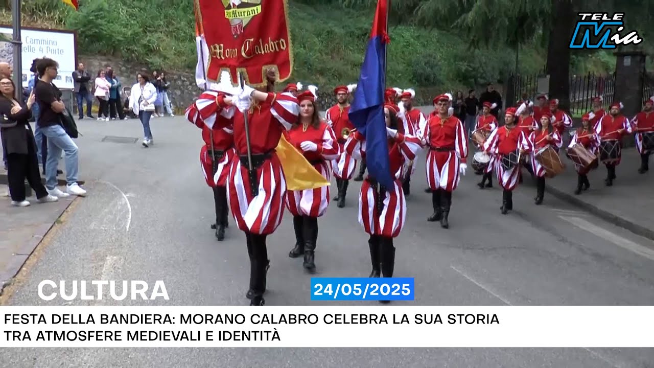Festa della Bandiera: Morano Calabro celebra la sua storia tra atmosfere medievali e identità
