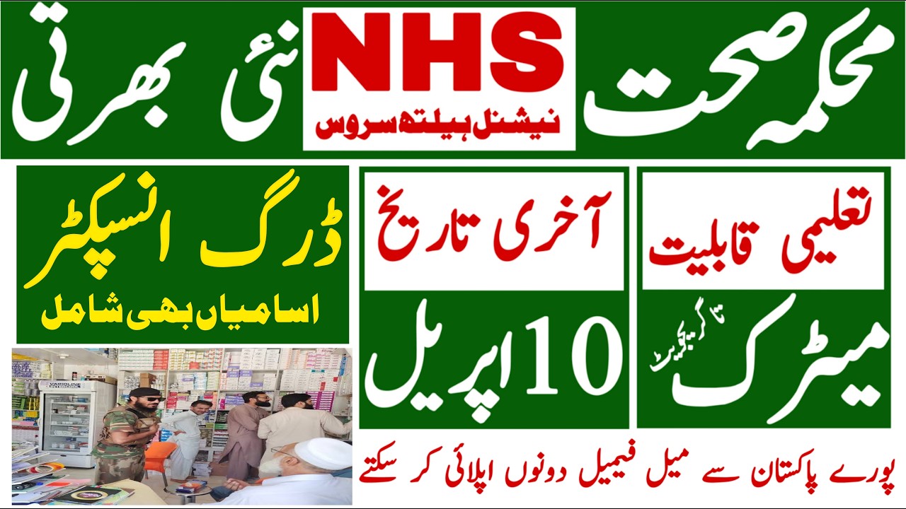 Goverment Of Pakistan Ministry National Health Service Latest Jobs 2026 | Technical Job Info 1.0