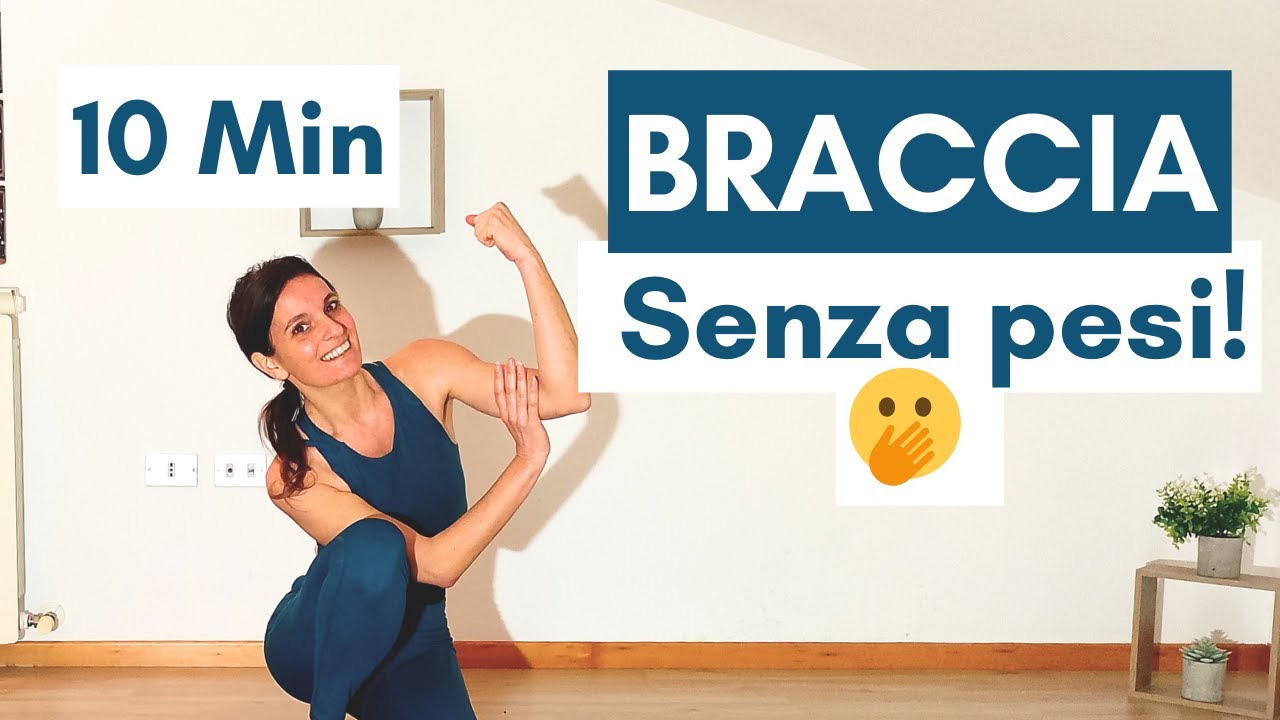 10 MIN TONIFICAZIONE BRACCIA SENZA PESI | Routine perfetta per tonificare e snellire le braccia