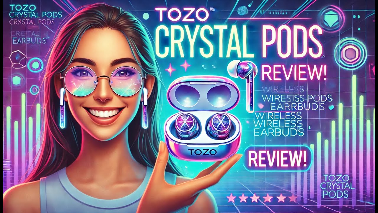 Unboxing e Recensione dettagliata delle cuffie TOZO Crystal Pods