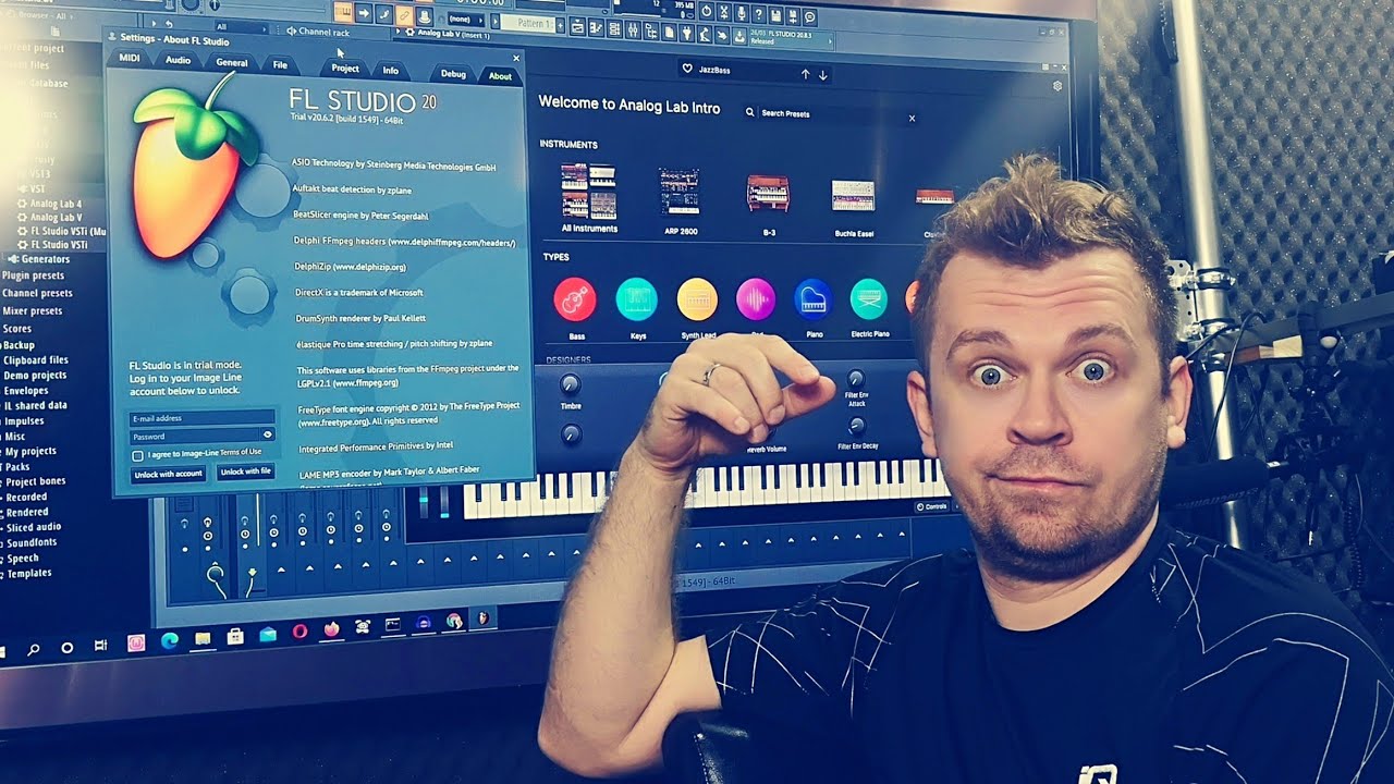 Как добавить виртуальный инструмент (VST) в FL Studio — настройка Analog Lab в FL Studio 20