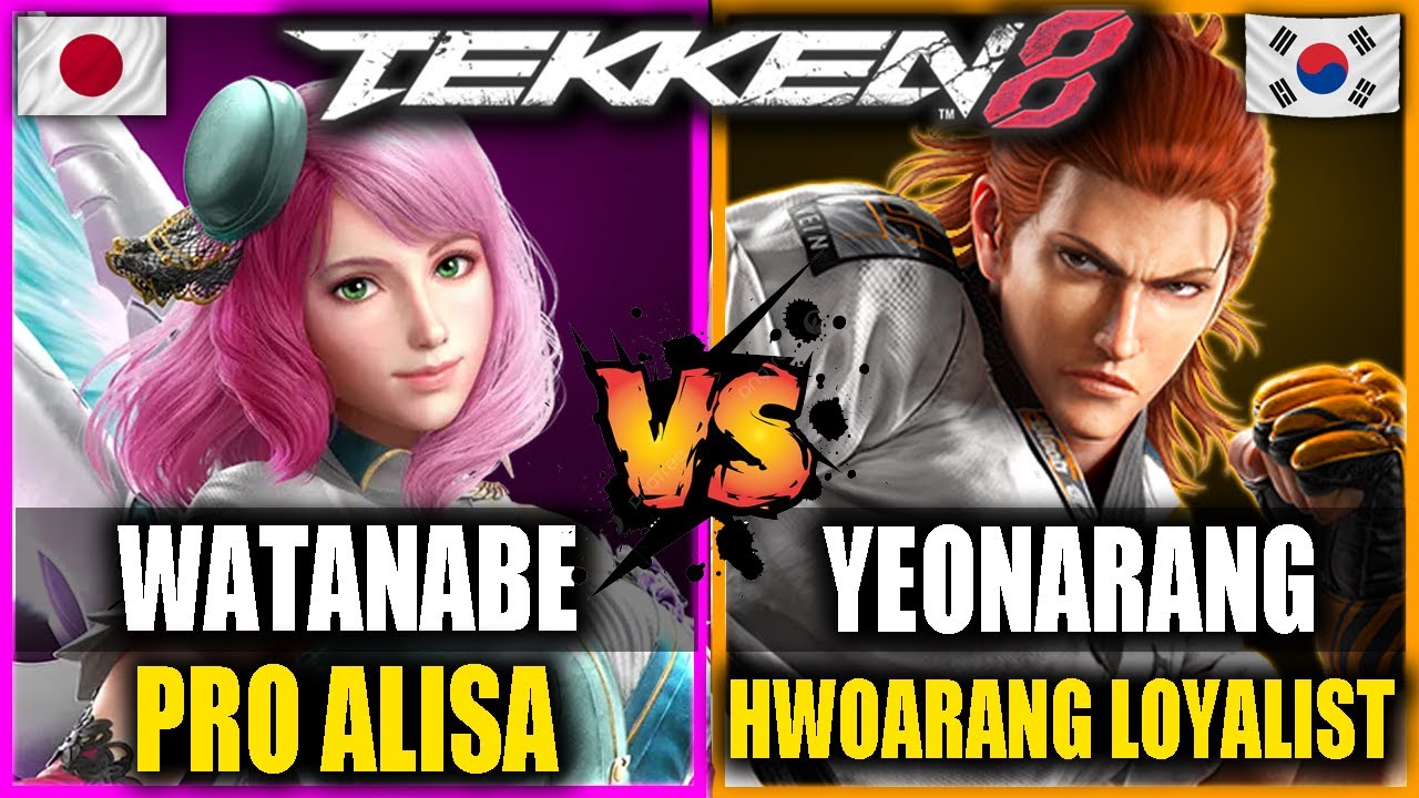 Tekken 8 - Watanabe vs Yeonarang (Alisa vs Hwoarang Loyalist) - Tekken 8 Replays