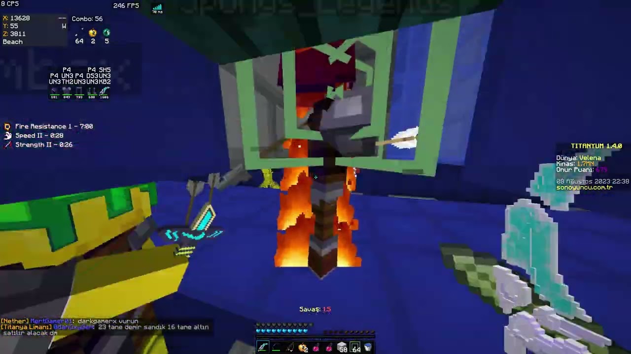 Son Oyuncu Titanyum | 10x Gök kesme 1xKan kesme ComeBack PvP