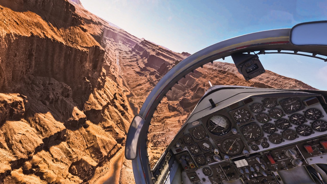 Low & Fast Through Grand Canyon | T-38A Talon | Microsoft Flight Simulator
