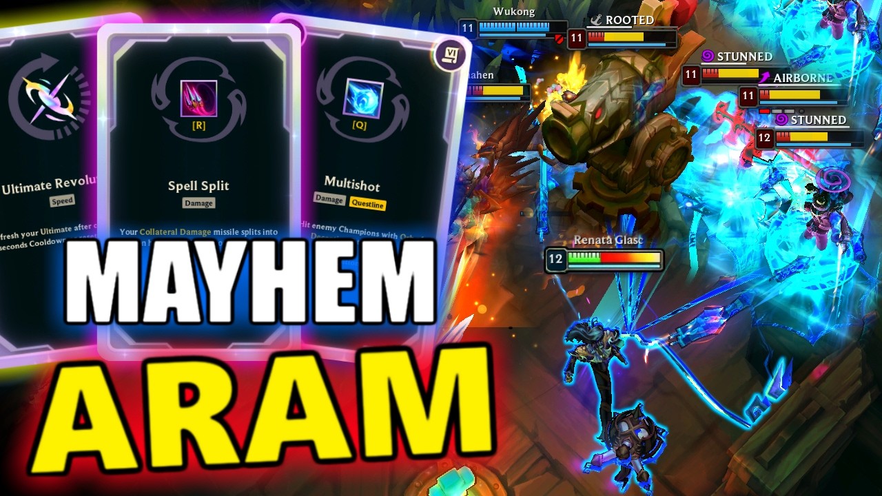 БЕЗУМИЕ В ARAM: 20 минут весёлых моментов в LoL #587