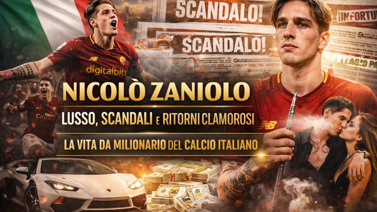 Nicolò Zaniolo – Lusso, Scandali e Ritorni Clamorosi   La Vita da Milionario del Calcio Italiano