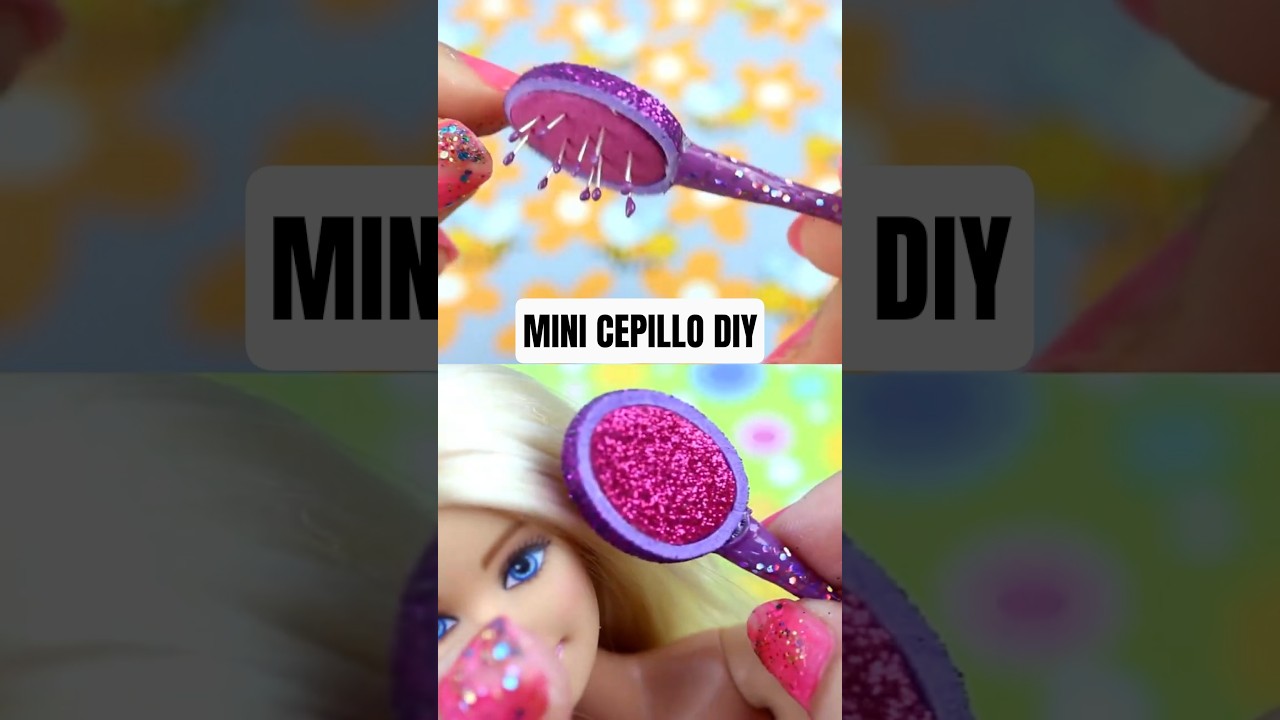 Миниатюрная расческа для Барби 🎀 | Пошаговое руководство по изготовлению миниатюрной расчески сво...