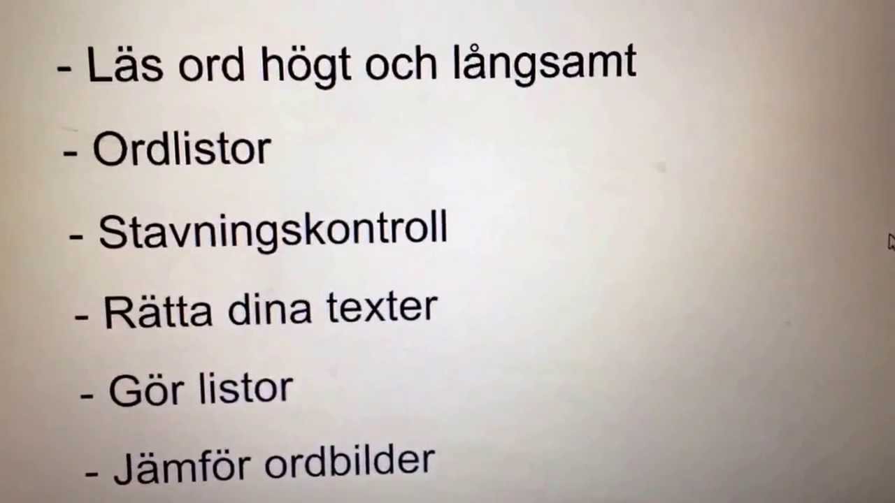 Stavning, del 1 - Stavningstips