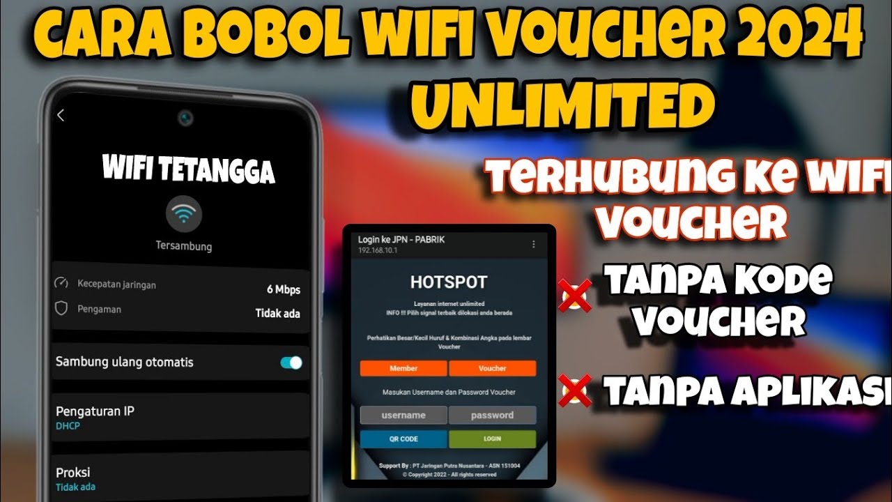 Rahasia Cara Bobol Wifi Voucheran 2024-Terhubung Unlimited