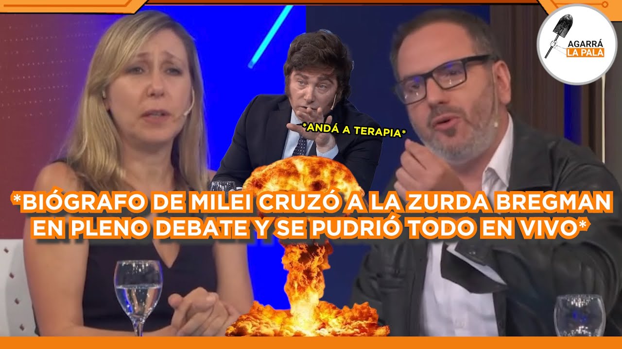 BIÓGRAFO DE MILEI CRUZÓ A LA ZURDA BREGMAN EN PLENO DEBATE Y SE PUDRIÓ TODO POR LA REFORMA LABORAL