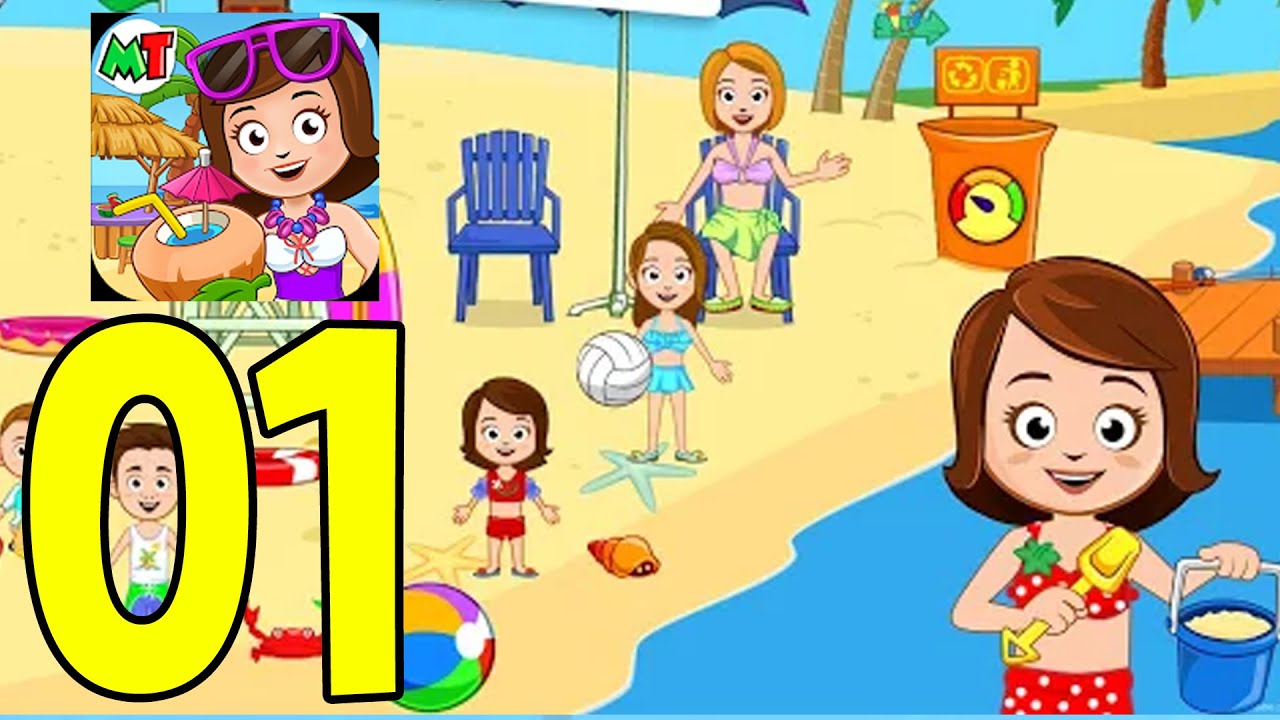 My Town: Beach New Game - Gameplay Walkthrough Part 1 (iOS, Android)