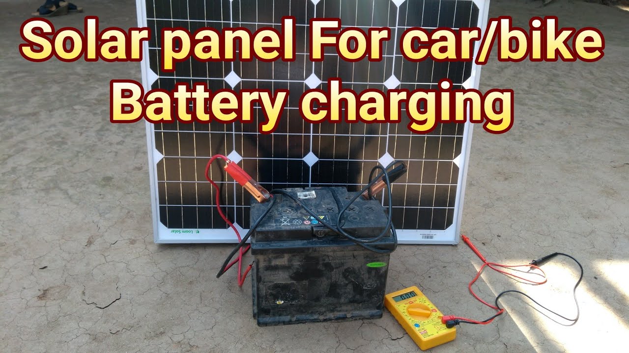 solar panel for car battery charging
