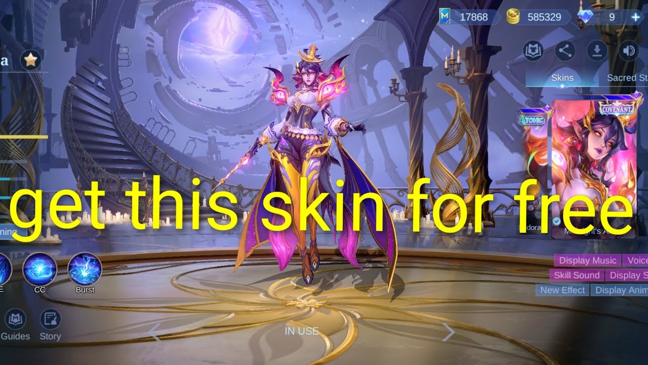 Get Eudora covenant skin for free #mobilelegends #mlbb #trending #subscribemychannel #gaming 