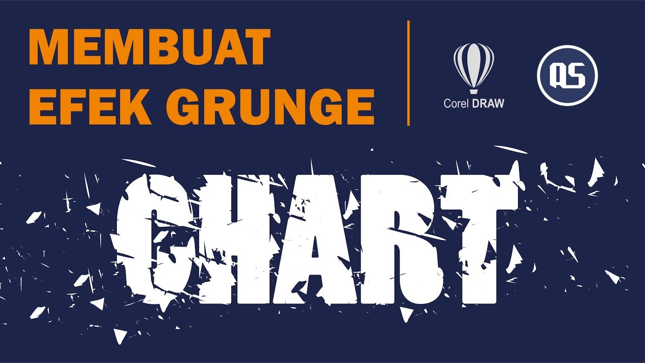 Cara Membuat Tulisan Abstrak | Efek Grunge di CorelDraw