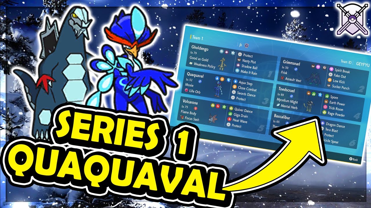 SERIES 1 QUAQUAVAL TEAM | VGC 2023 | Pok&eacute;mon Scarlet & Violet - Pokesports