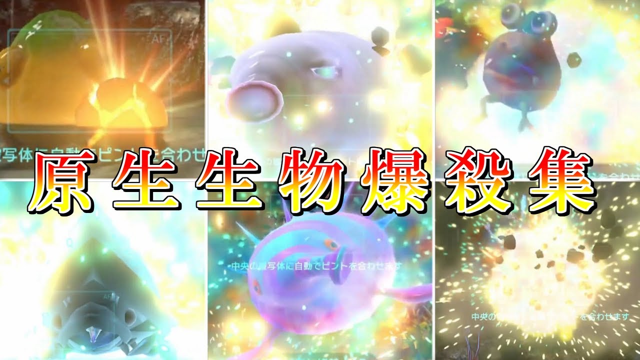 【ピクミン3】ピクミン目線で見る爆弾岩を食べない原生生物に爆弾岩でお仕置きしてみた集