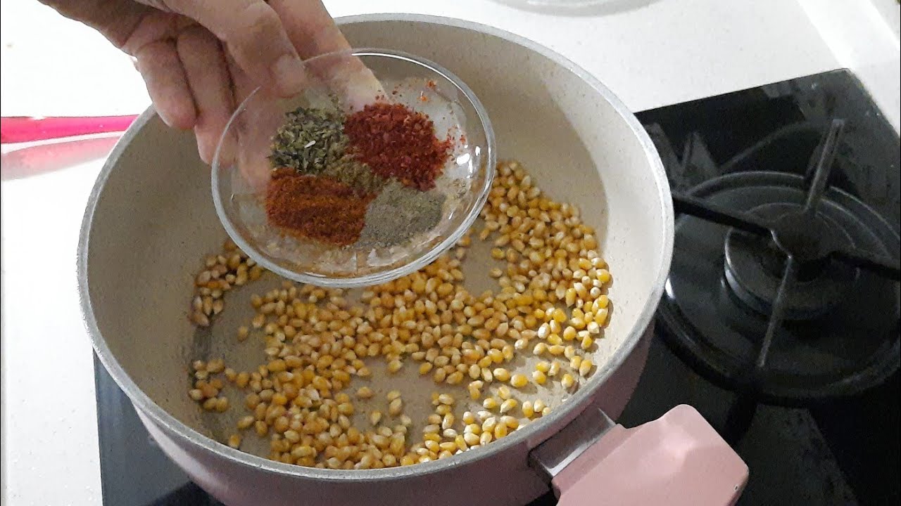 MISIRI BİRDE BÖYLE DENEYİN 😋 CİPS TADINDA BOL BAHARATLI MISIR PATLATMASI | Popcorn