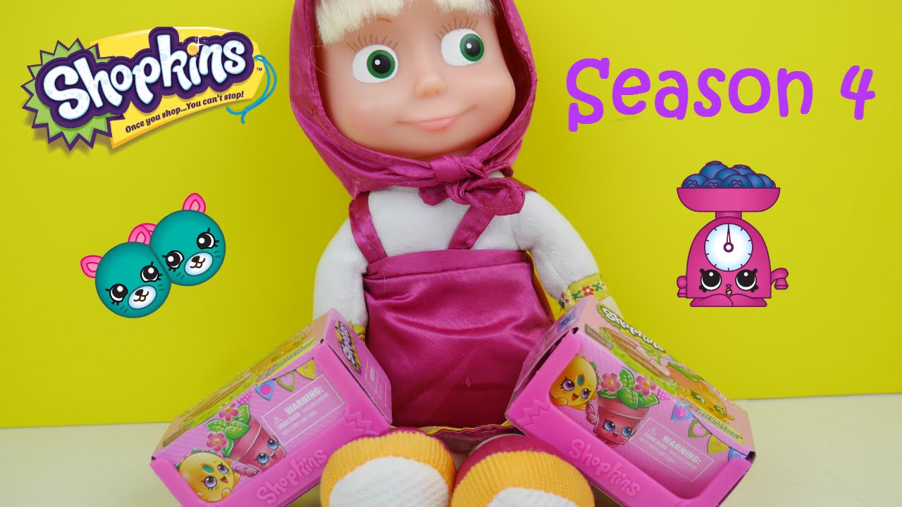 ماشا و الدب شوبكنز موسم 4 - ألعاب بنات Masha & the bear with Shopkins