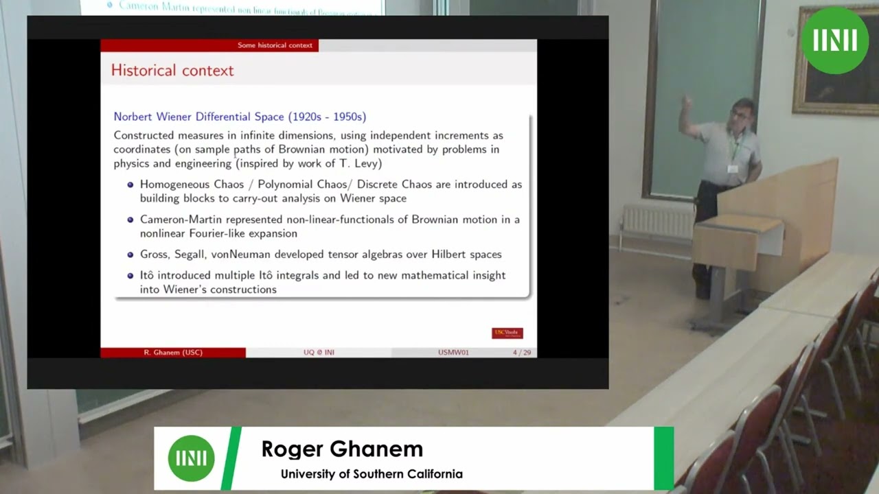 Prof. Roger Ghanem | Polynomial Chaos Expansions - Basics