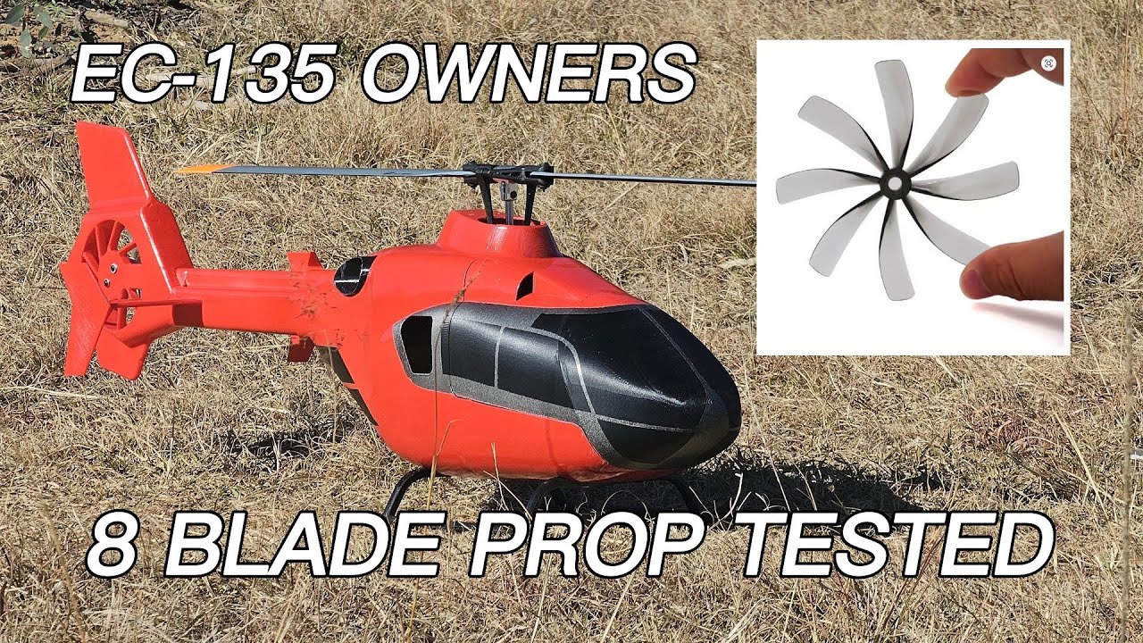 EC135 8 blade prop tested