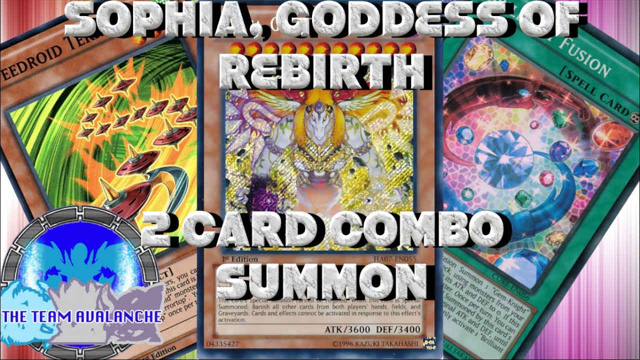 YUGIOH SOPHIA, GODDESS OF REBIRTH | 2 CARD COMBO SUMMON