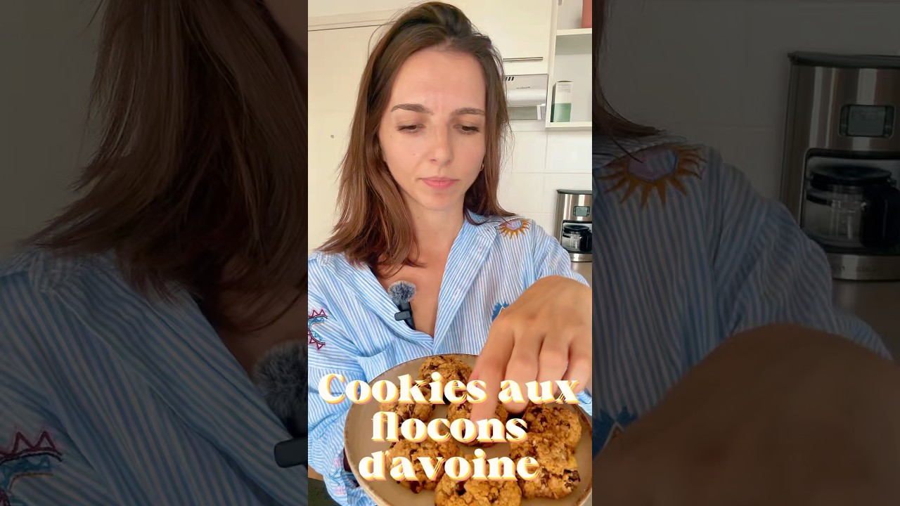 Recette cookies aux flocons d&rsquo;avoine