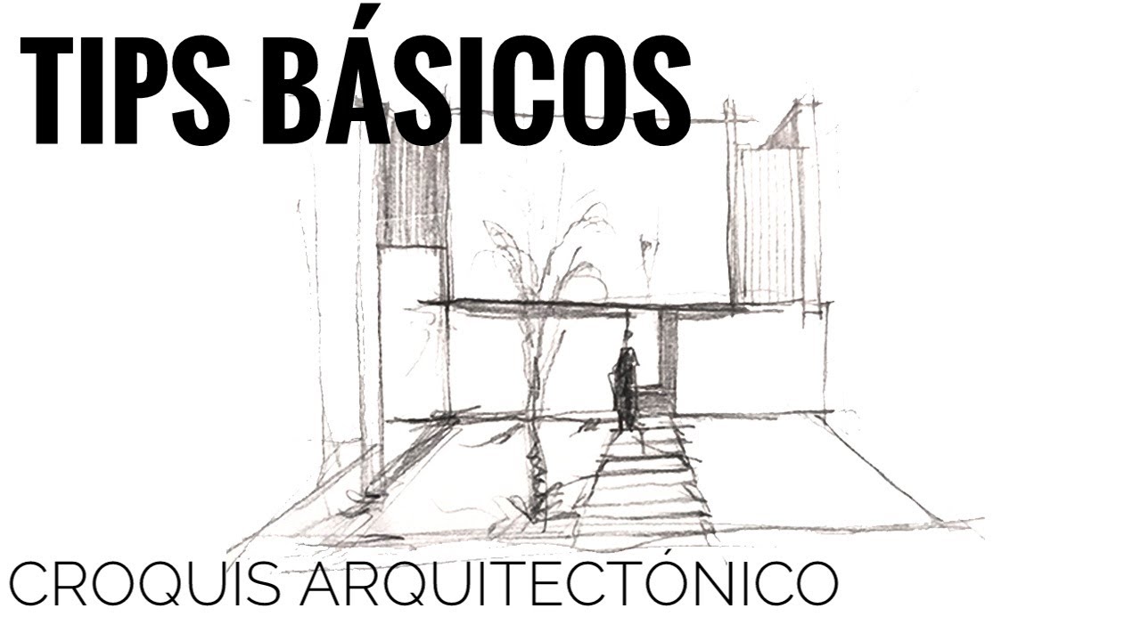 Consejos para crear un croquis arquitectónico | dibuja como arquitecto