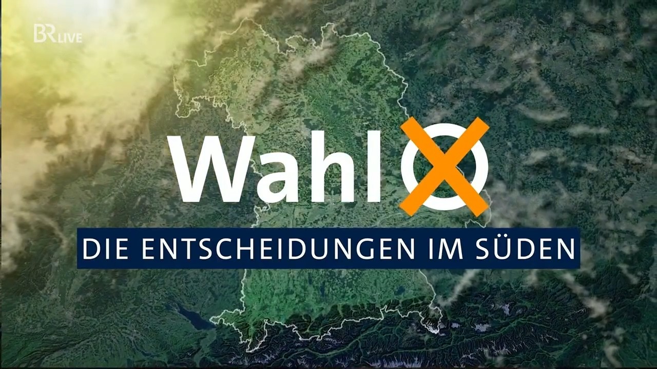 BR Fernsehen Süd - Beginn & Ende Wahlsendung Kommunalwahl Bayern, 08.03.2026