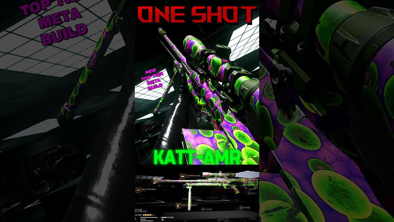 This *KATT AMR* Build is DEADLY in WARZONE 💥 | Best Class Setup | META | MW3 | COD #shorts #viral