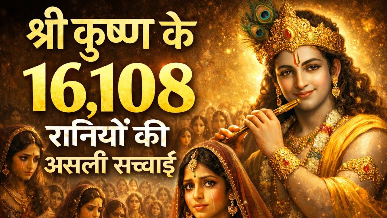 श्री कृष्ण के 16108 रानियों की असली सच्चाई | Krishna 16108 Wives Truth | राधे राधे | Krishna Ji