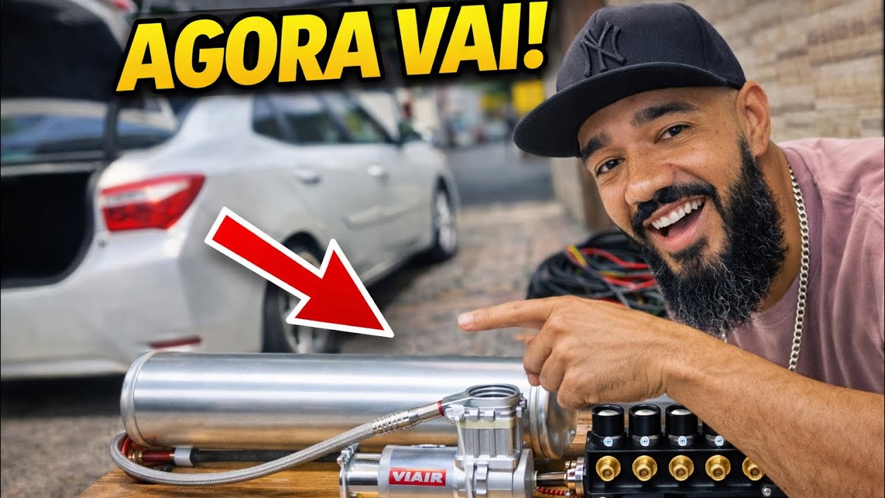 COMECEI A MONTAR A SUSPENSÃO A AR NO COROLLA 🔥🔥🔥