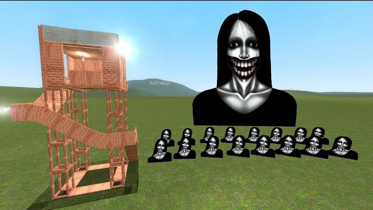 Kuchisake Onna Vs Towers In Garry's Mod