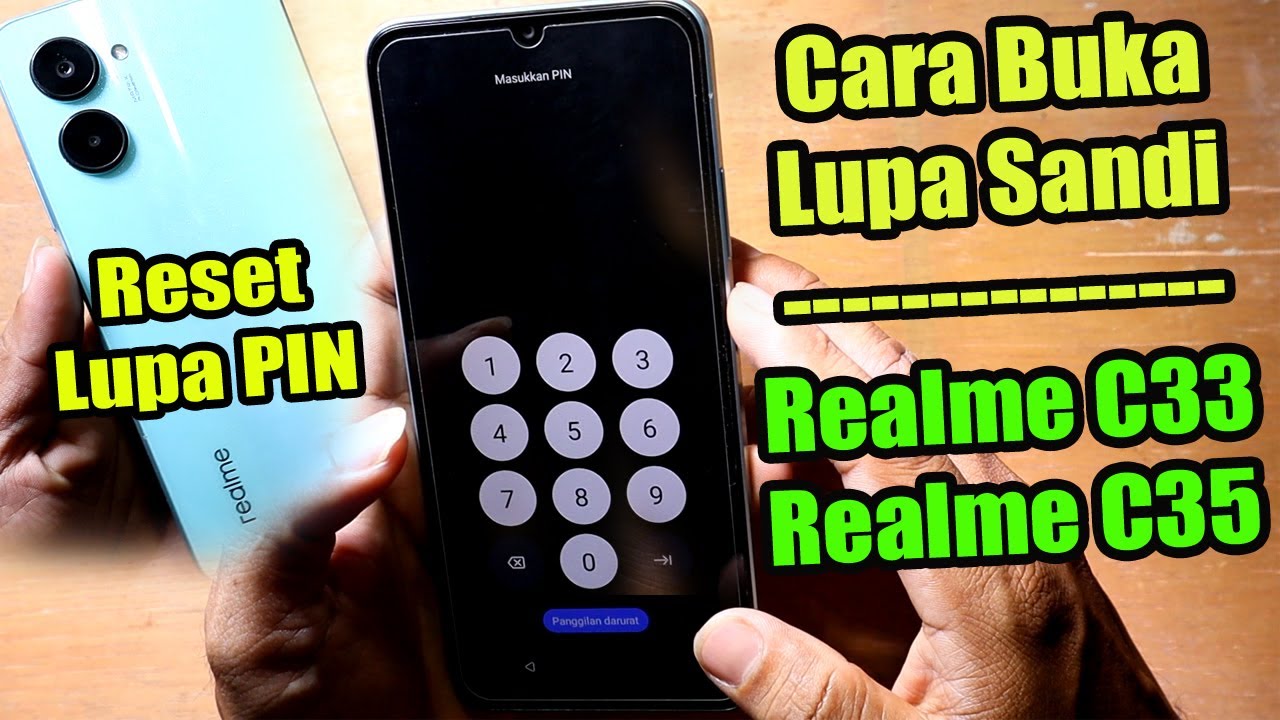 Cara membuka hp yg lupa kata sandi, Pin, Realme C33-C35 tanpa PC..!!😱