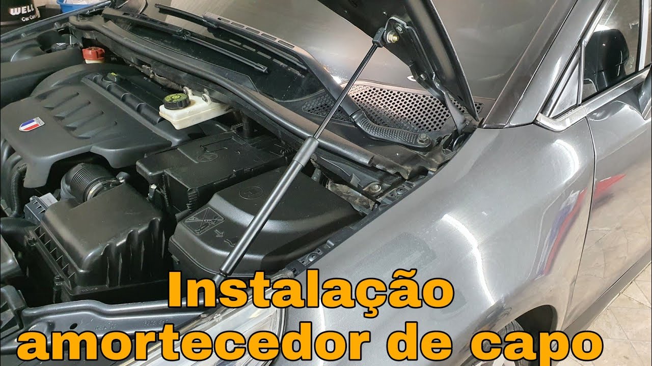 Instalação  amortecedor de Capô Citroen C4 Pallas
