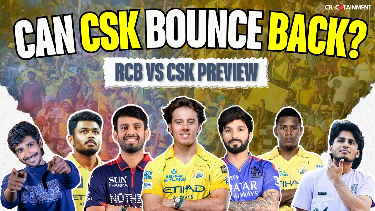 Who'll Conquer the Chinnaswamy? | RCB vs CSK Preview | Tamil | CRICOTAINMENT 