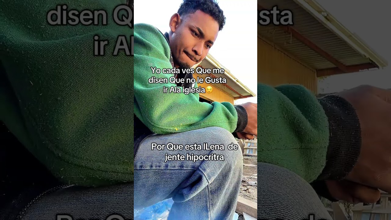 Yo cada ves  Que me disen Que no van Ala iglesia por Que solo jente hipocrita van alli😁