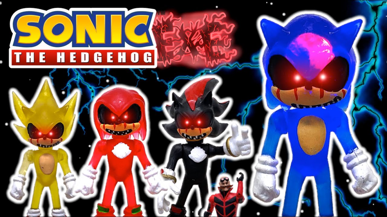 Colección de Figuras Creepy de SONIC.EXE de Terror (Bootleg) | TOY SHOTS (2023)
