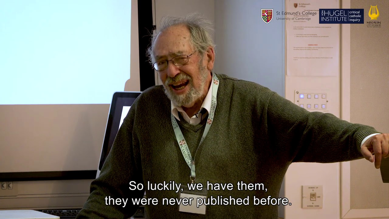 Cambridge Symposium- Prof. Gabriel Barkay- An Egyptian Temple in Canaanite Jerusalem?