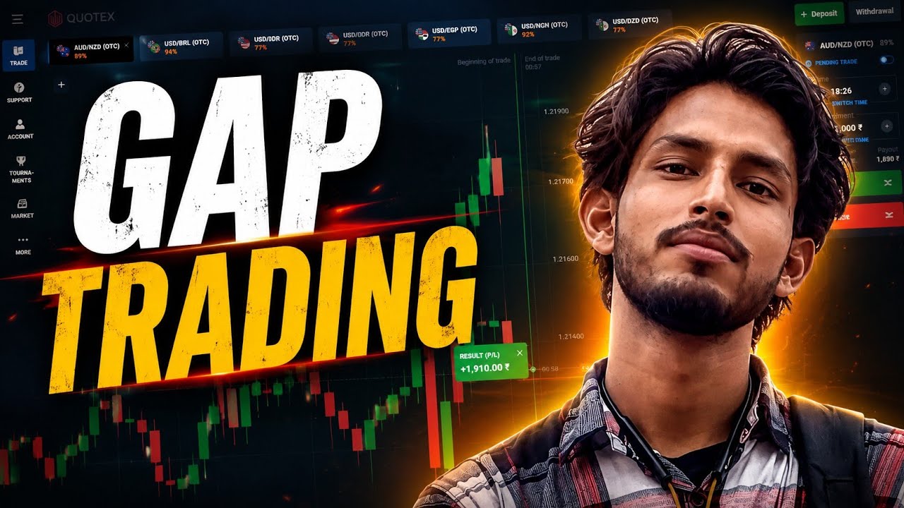 Best Quotex Trading Strategy 🔥 | Gap Trading OTC Strategy